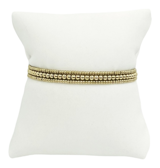 Libby Kate 232 Gold-Filled Bead Bracelet Stack