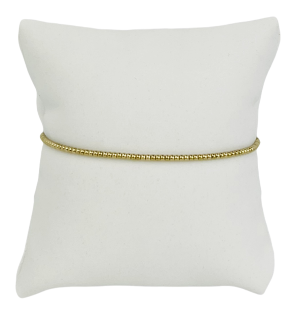 Beautiful Libby Kate 2mm Gold-Filled Bead Bracelet