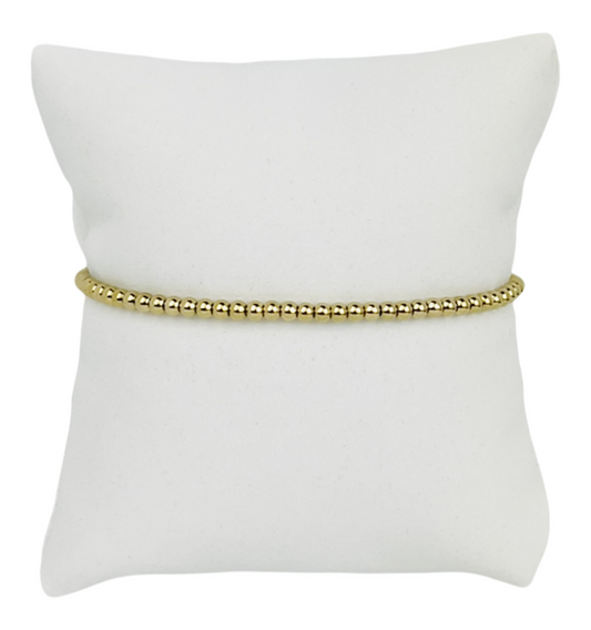 Libby Kate 3mm Gold-Filled Bead Bracelet
