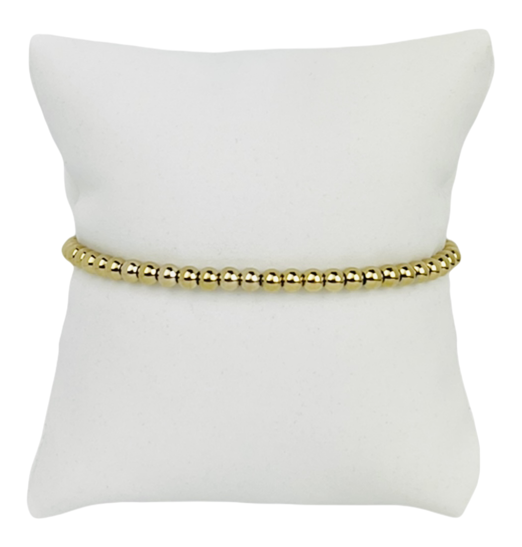 Libby Kate 4mm Gold-Filled Bead Bracelet