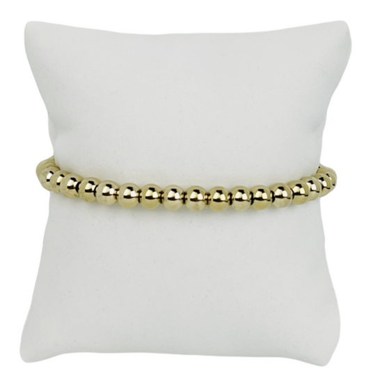Libby Kate 6mm Gold-Filled Bead Bracelet