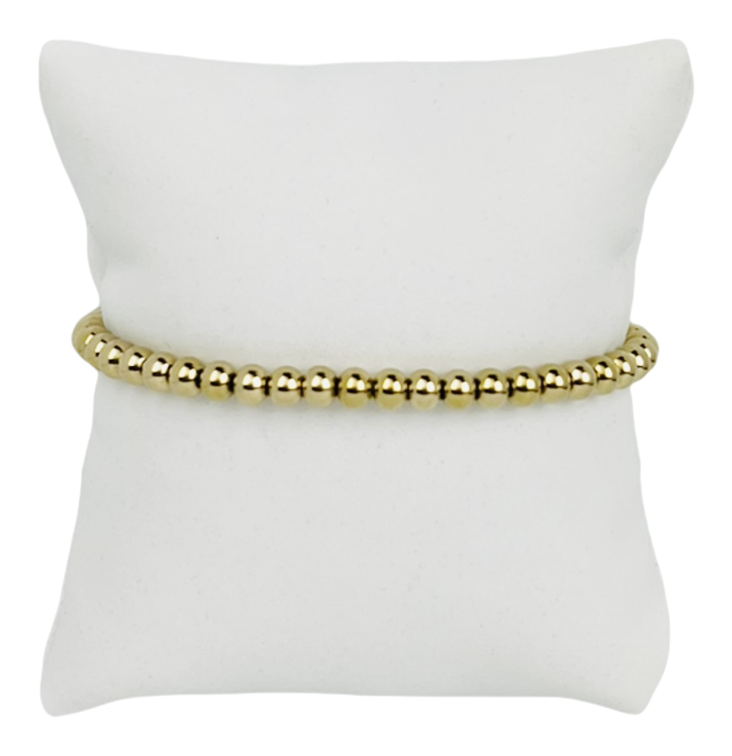 Beautiful Libby Kate 5mm Gold-Filled Bead Bracelet